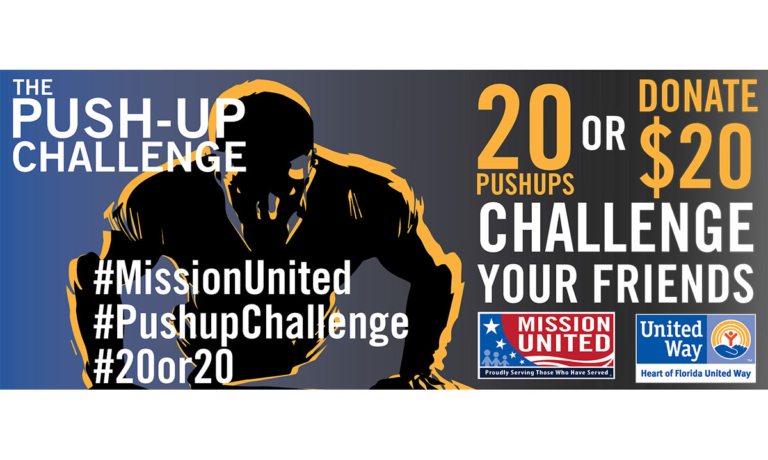 Pushup Challenge Mission United Banner