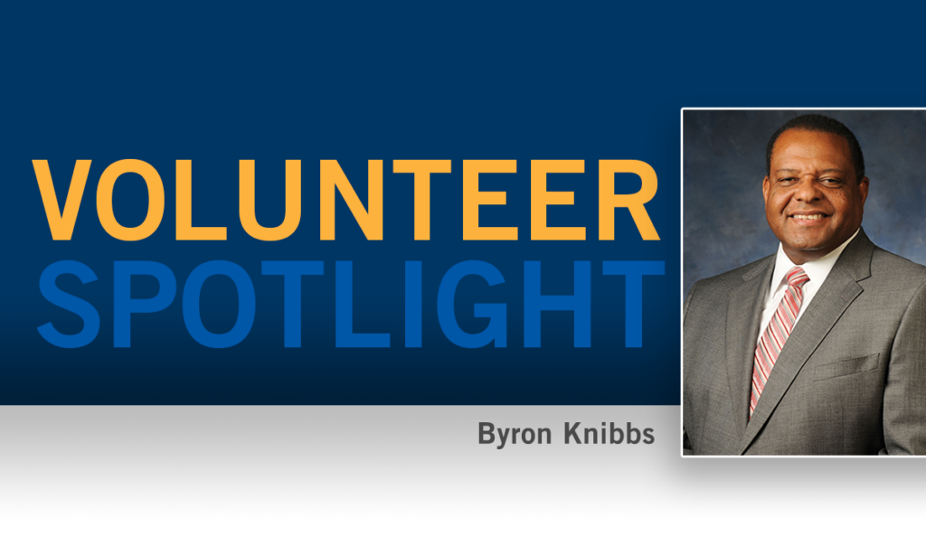 Volunteer Spotlight Byron Knibbs