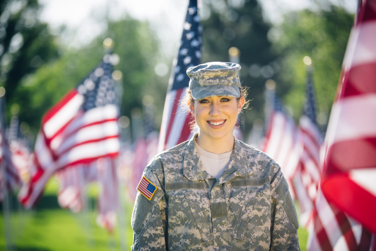 Female veteran