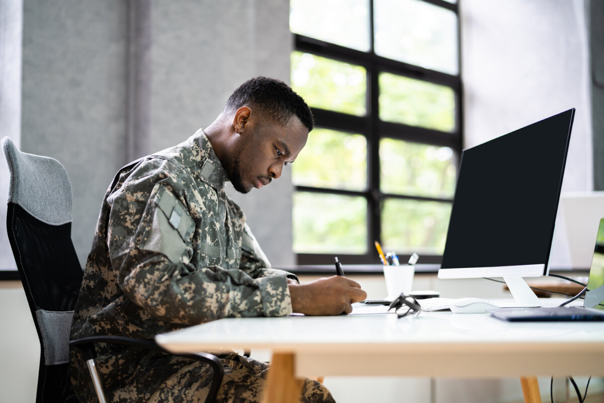 Veteran African Man Person Education